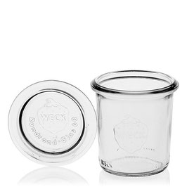 140ml glass jar with glass lid