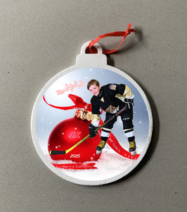m : Wood Bell or Snowflake Ornament