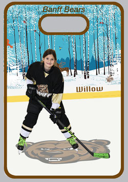 p)  Hockey Bag Tag