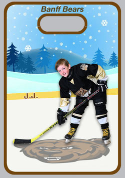 p)  Hockey Bag Tag