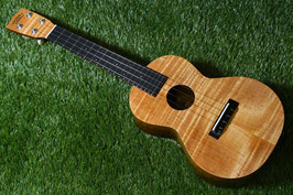 ★SOLD★NEW/tkitki ukulele ECO-C+ AmberMaple×Walnut Concert【S/N 1685】