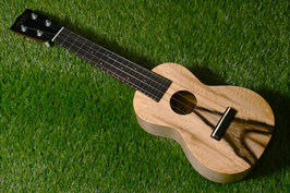 ★SOLD★NEW/tkitki ukulele ECO-S+S Kurogaki×StripedEbony Soprano【S/N 1706】