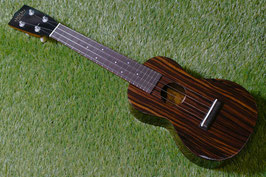 ★SOLD★NEW/tkitki ukulele ECO-S+ StripedEbony Soprano【S/N 1709】