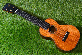 ★SOLD★USED/tkitki ukulele CTM S-14R Soprano CurlyKoa×Madagascar Rosewood【USED】