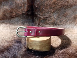 Ceinture rouge sang de bœuf