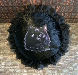 Kissen Black Cat Amethyst