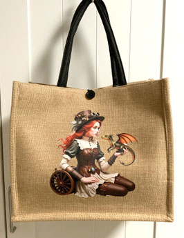 Jutetasche Motiv