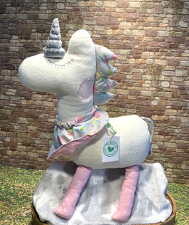 Einhorn cremeweiß Sweets und Pusteblume