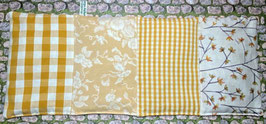 Dinkelkissen gelb/ocker 50 x 20 cm