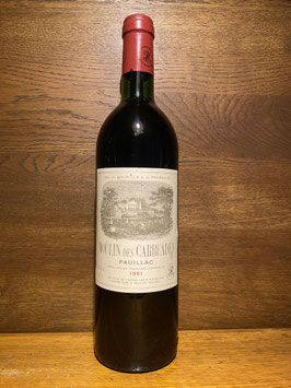 1981 Moulin des Carruades Lafite Rothschild
