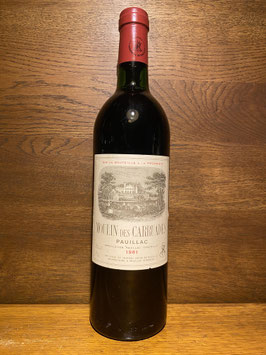 1981 Moulin des Carruades Lafite Rothschild