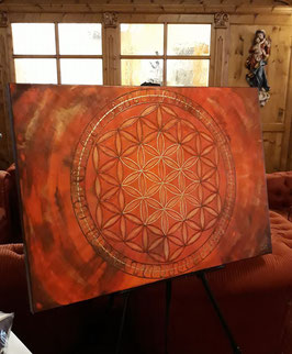 Flower of Life Red