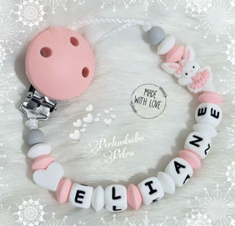 SILKIKON Schnullerkette "Ballerina Häschen"
