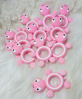 Silikon Schildkröte pink (1 Stück oder 10 Stück + 1 gratis)