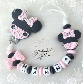 SILIKON Schnullerkette "Lovely Mouse"