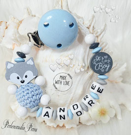 NEU !!! Schnullerkette  "It`s a Boy/ It´s a Girl"