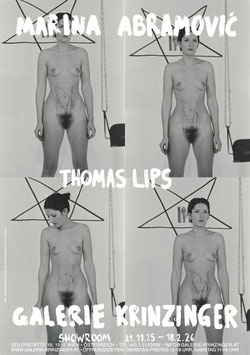 Marina Abramovic - Thomas Lips - Poster 2025.