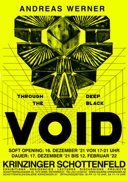 Andreas Werner - Void, through the deep black (Plakat / art poster 2021).