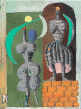 József Csató. Walls. Original Kunst / artwork 2025.