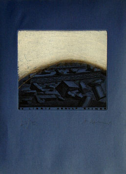 Arnulf Rainer - EX LIBRIS (Kunst edition / art print 1991).