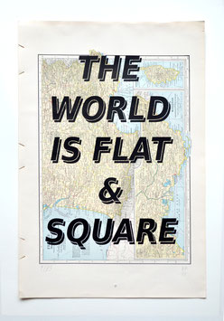 Vikenti Komitski - The World Is Flat And Square (Edition / art print 2020).