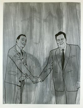 Jim Shaw & Benjamin Weissman - Gleason meets Dali (Edition / art print 1992).