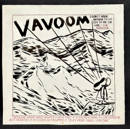 Raymond Pettibon - Vavoom (Original Art / Kunst) 1990.