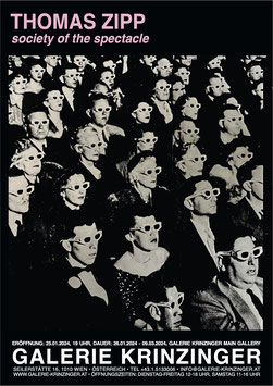 Thomas Zipp - society of the spectacle, Poster 2024.