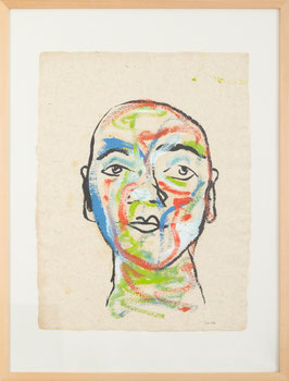 Thean Chie Chan - o.T.  / vulgo: Face (Original Kunst / artwork 2024).