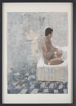 Christian Rothwangl - Ohne Titel (Badender) Original Kunst / art 2026.