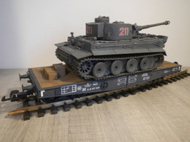 Flachwagen Ssym 6-achsig mit Tiger I