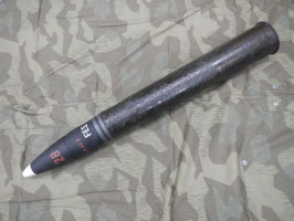 Bodenfund 8,8 cm Stahlhülse mit Panzergranate  (Nachbildung )