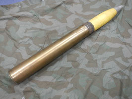 8,8cm L/56 original Messinghülse von 1936,  mit original Sprenggranate.   8,8cm Flak, Tiger I