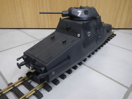 Panzerspähwagen Schiene  Truppenbau motorisiert, mit Beleuchtung