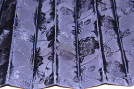 センターカーテン プリーツ ジャガードパレス1  表ネイビー/裏ネイビー 2重 1級遮光 巾120cm×丈100cm 2枚入