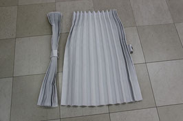 リアカーテン プリーツ  ホワイト 1級遮光品 ベット後ろ窓用 巾85cm×丈70cm