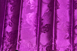 仮眠カーテン ジャガード織2重パレス1 表紫/裏黒 1級遮光品 巾 240cm×90cm