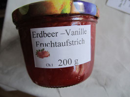 Erdbeer-Vanille Fruchtaufstrich 200g --F30
