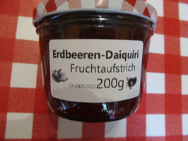 Erdbeere-Daiquiri  Fruchtaufstrich 200g--F168