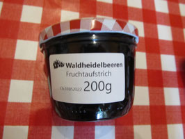 Waldheidelbeeren Fruchtaufstrich  200g --F160