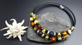 Bernstein Armband mit Draht  Nr. 13.3
