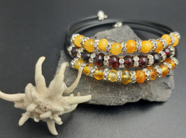 Bernstein Armband mit Draht  Nr. 13.5