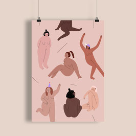 Poster "Naked" A3