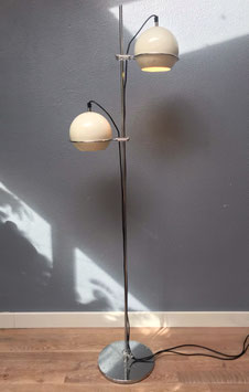 Vloerlamp met twee witte bollen