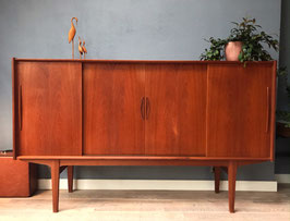 Vintage Deense sideboard / dressoir