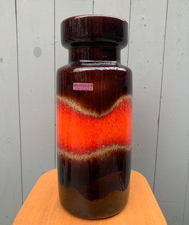 Scheurich vaas bruin oranje