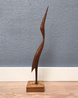 Slanke houten vogel