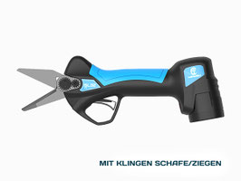 Elektrische Klauenschere mit 2 Akku