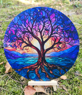 Arbre bleu