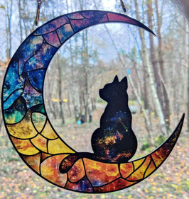 Attrape lumière Chat noir